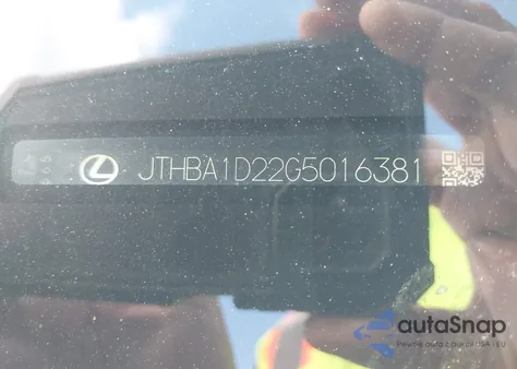 2016 Lexus Is 200T from USA, damaged, VIN JTHBA1D22G5016381